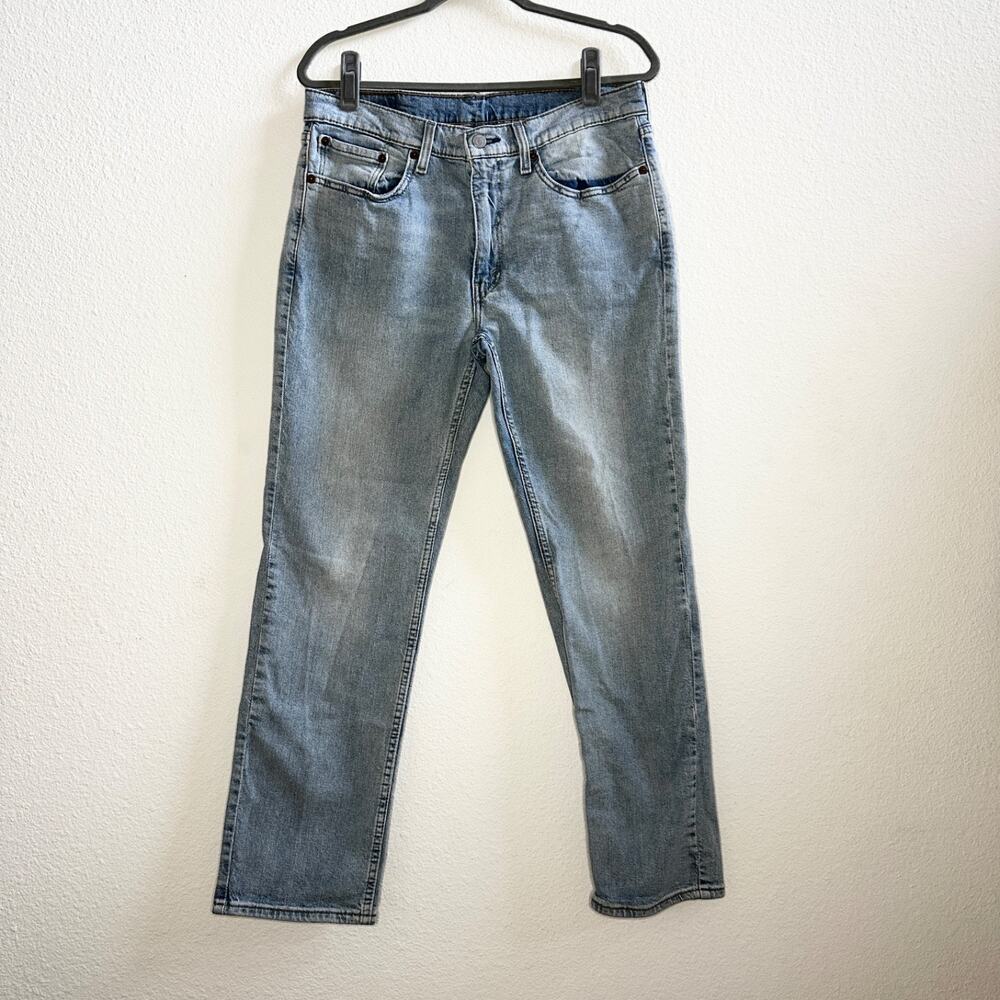 Levi’s 514 Straight Leg Jeans Mens 33x30 Light Wash Denim